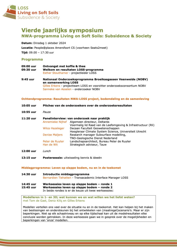 Programma LOSS symposium 2024